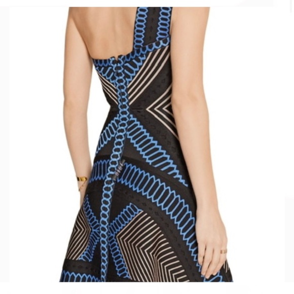 Herve Leger Asymmetrical Bandage Dress - Picture 4 of 13